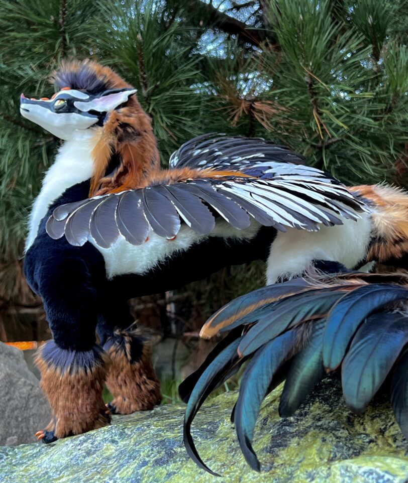 Poseable fantasy dragon OOAK art doll