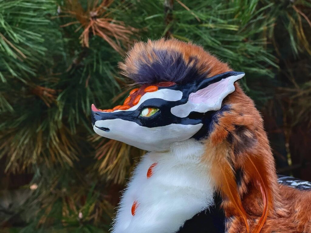 Poseable fantasy dragon Interior art doll
