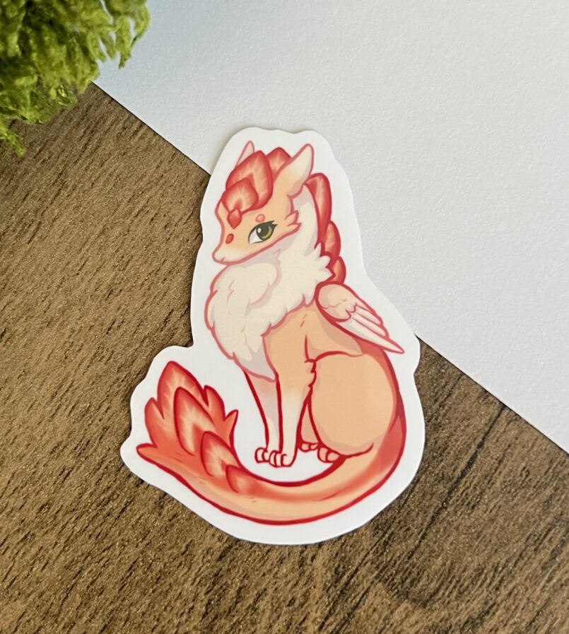 Sticker – Strawberry dragon