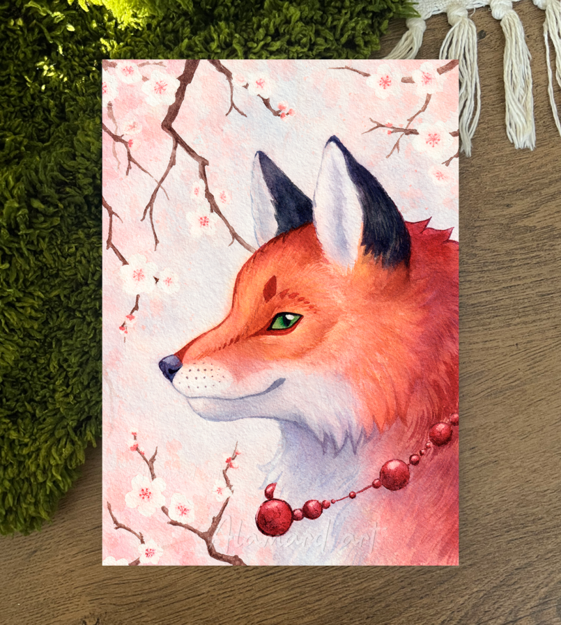 Print – Fox portrait