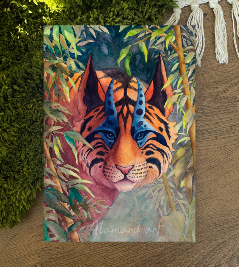 Print – Fantasy tiger